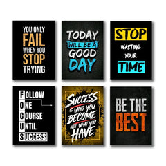 Motivational Wooden Canvas Frames