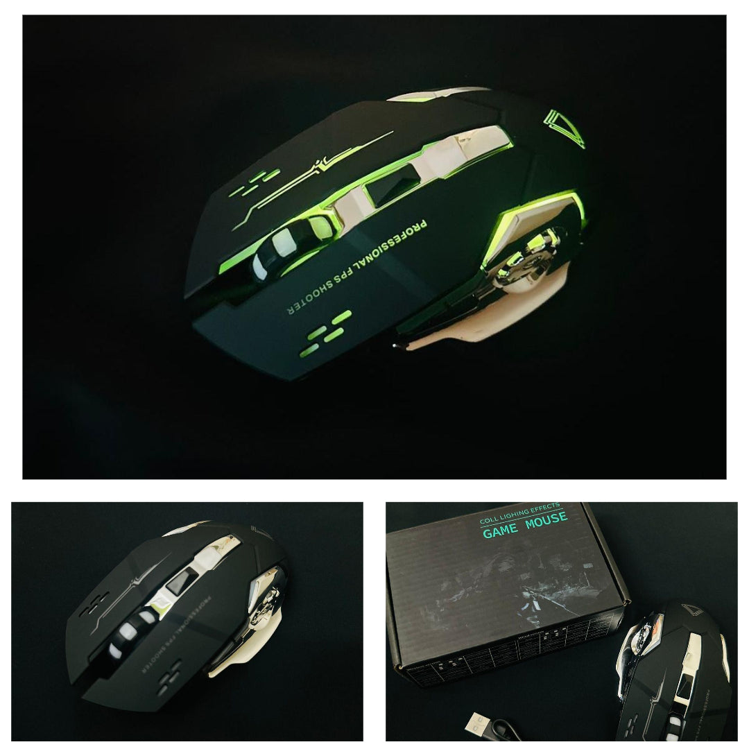 Wireless Mouse with LED Lights
