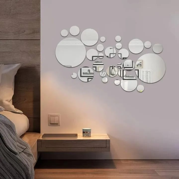 Elegant Round Acrylic Mirror