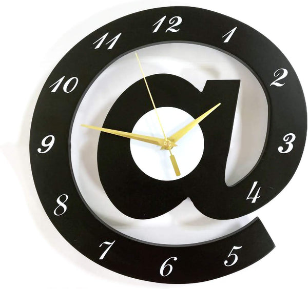 Wooden Decorative Wall Clock (@)