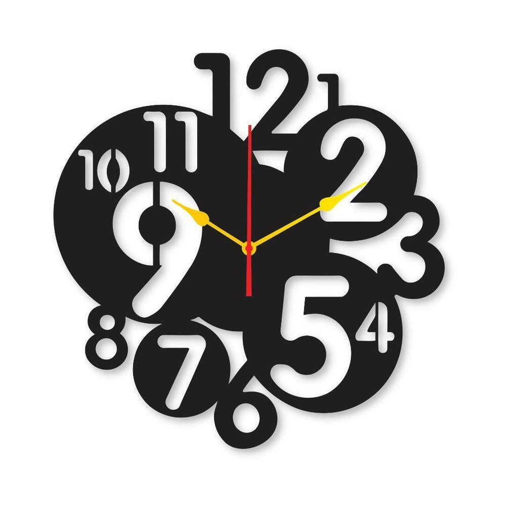Minimalist Big Digit Wall Clock