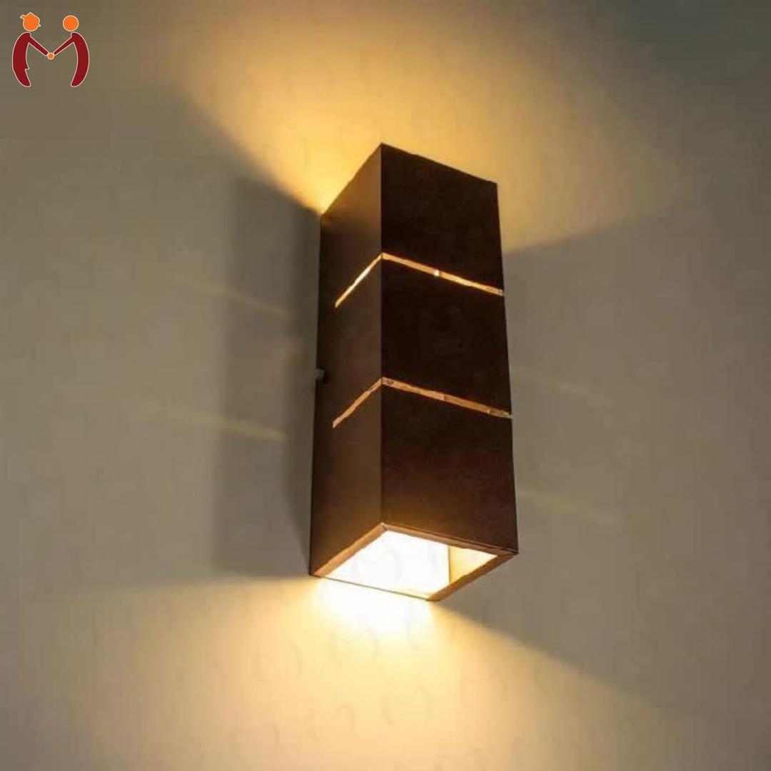 3D Wall Light Wooden Night Lamp
