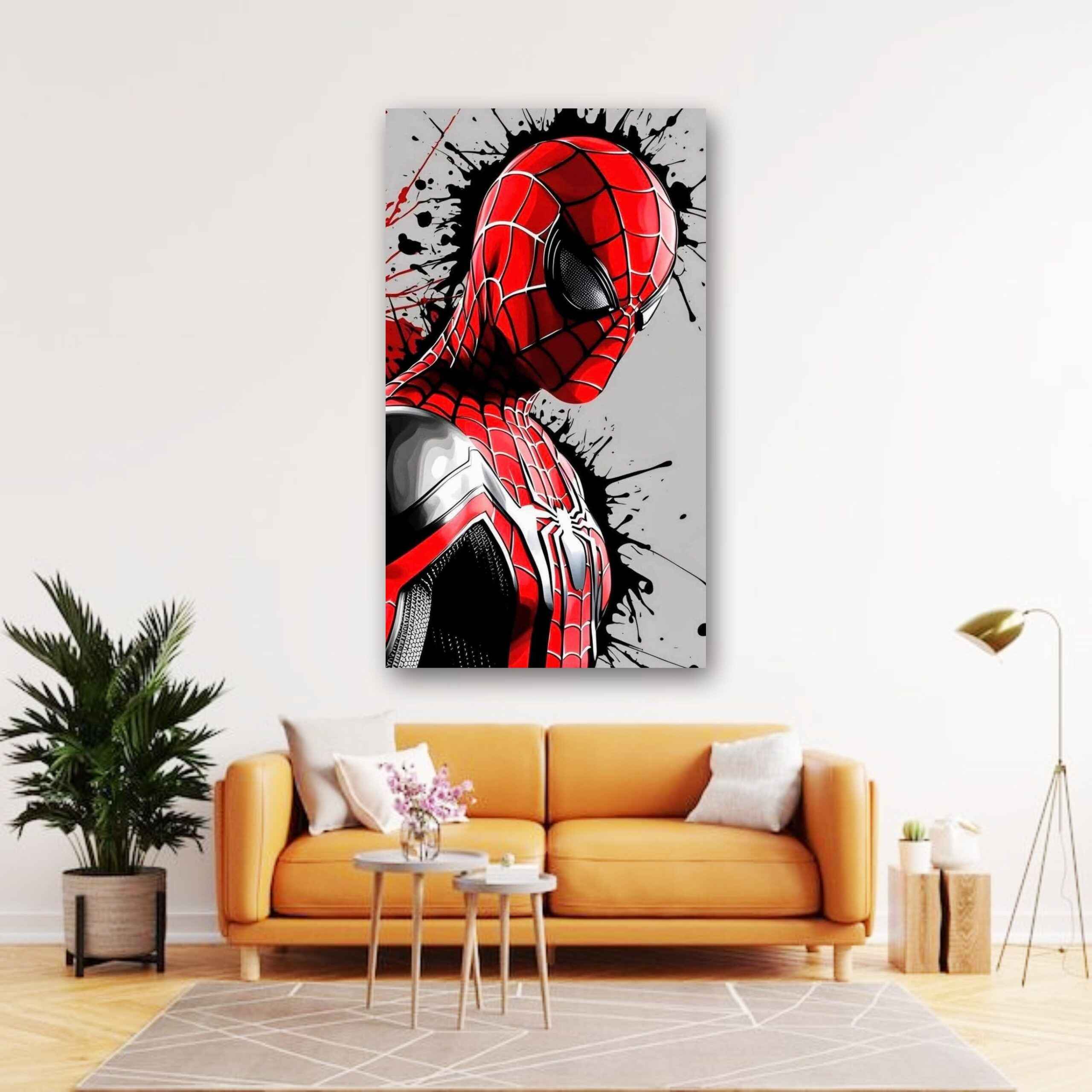 Spiderman Metal Wall Poster